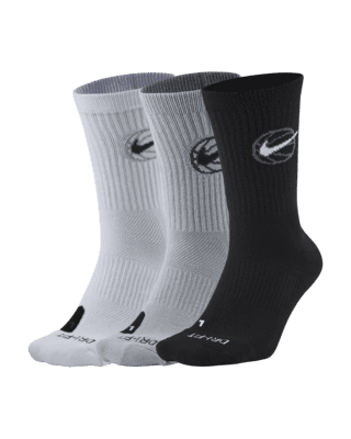 Nike Everyday Crew Basketball Socks 3 Pair